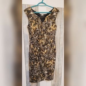 Snakeskin Pattern Women's Dress - size 8